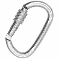 Ovalone Inox Screw Sleeve - Stainless steel carabiner KONG