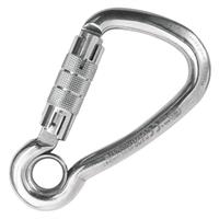 Harness Eye Inox Twist Lock - Stainless steel carabiner with