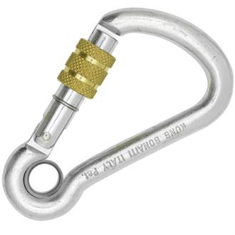 Harness Eye Inox Screw Sleeve - Asymmetric sailing carabiner KONG