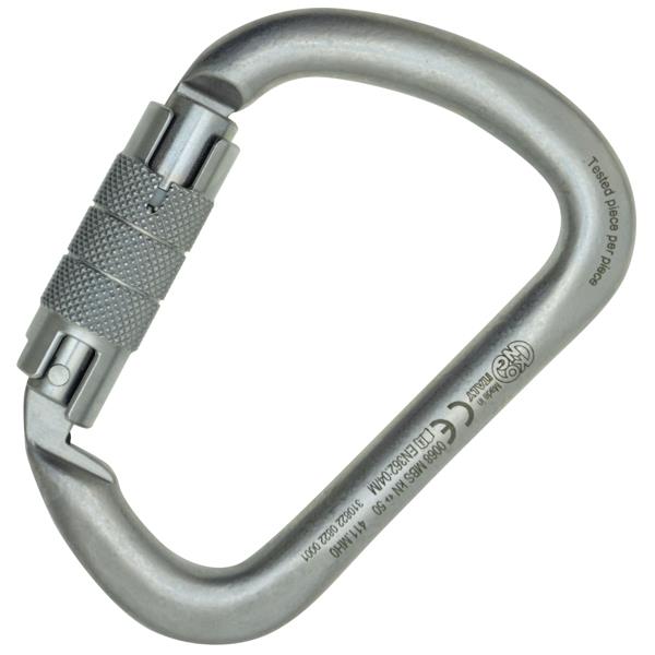 Extra-Small Locking Black Carabiner Clip