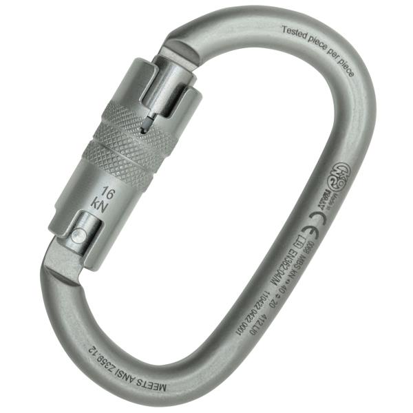 KONG Lock Carbon steel Oval carabiner Twist ANSI - Oval