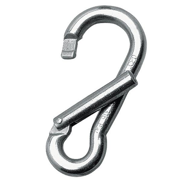 Carabiner Black Galvanized 8 x 80 mm - Per Piece