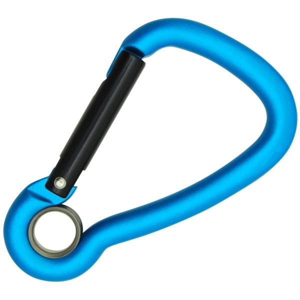 Carabiner with straight gate and eye