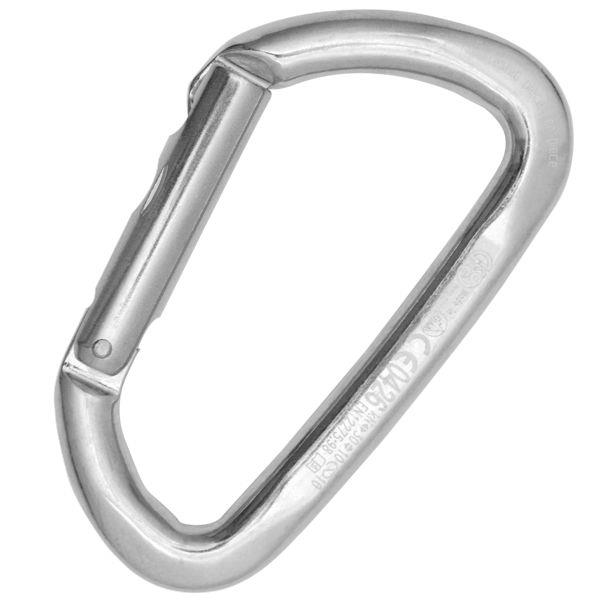 Stainless Steel Carabiner Connector Straight Gate Kong Indoor Straight Gate 