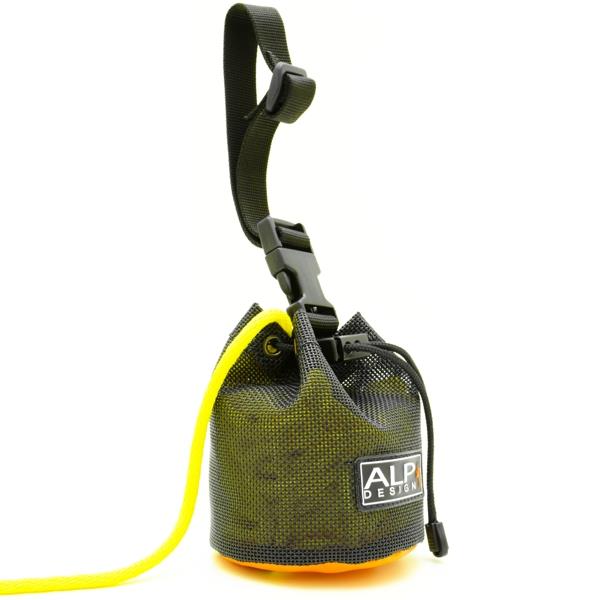 Launcher bag for canyoning rescue