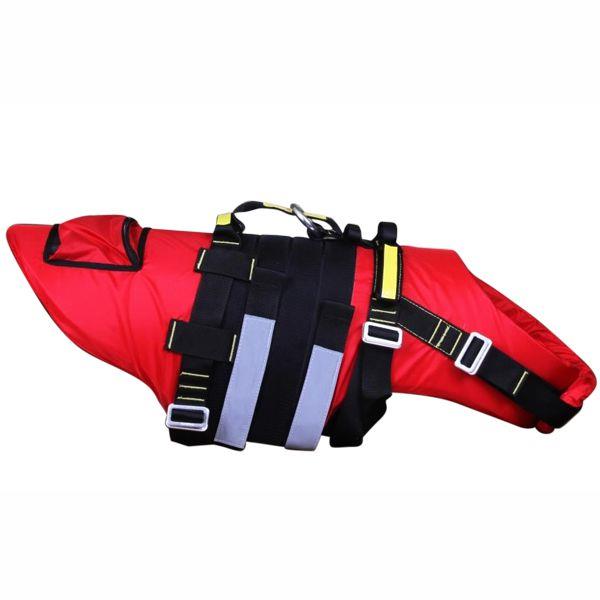 Floating harness for rescue dogs