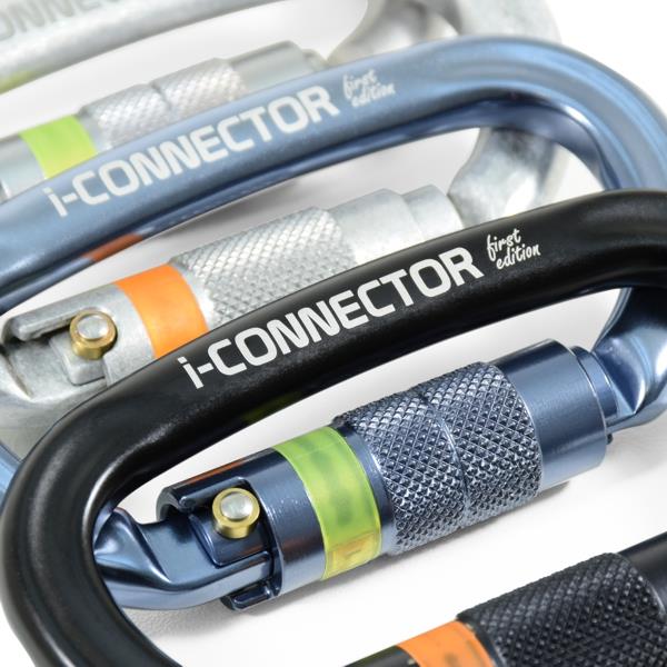 i-Ovalone Carbon Twist Lock - Kong steel carabiner KONG