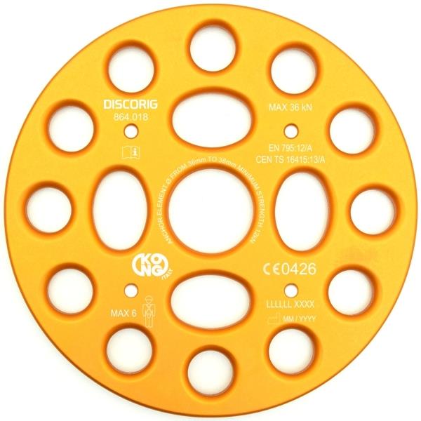 Circular plate for multiple connections