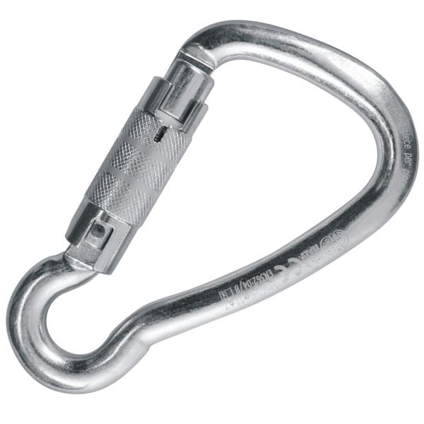 Moschettone in alluminio Twist Lock