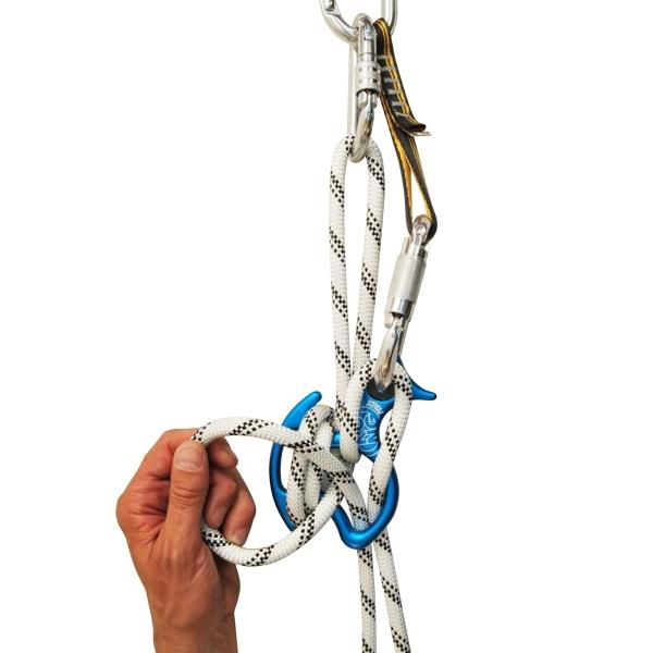 Assureur/Descendeur D'Escalade KONG Chuy - Noir - Pour Corde Simple, Double Ou Jumelée